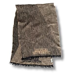 Versace Collection Wool Blend Scarf